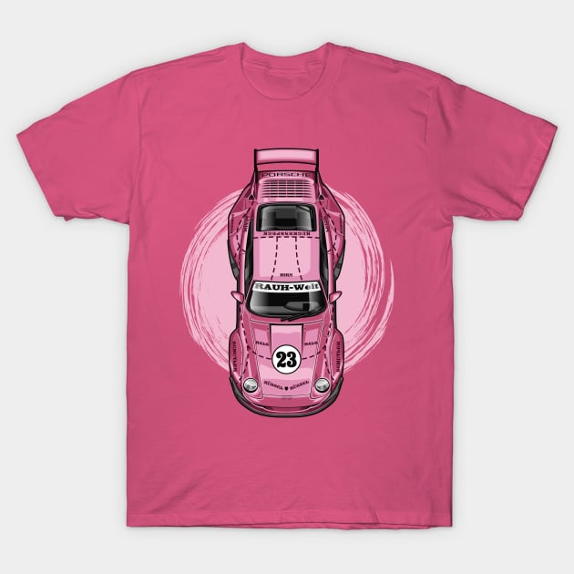 Retro RWB 993 Pink Sopranos T-Shirt by Jiooji Project